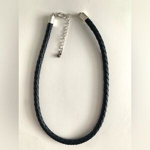 Black Braided Necklace